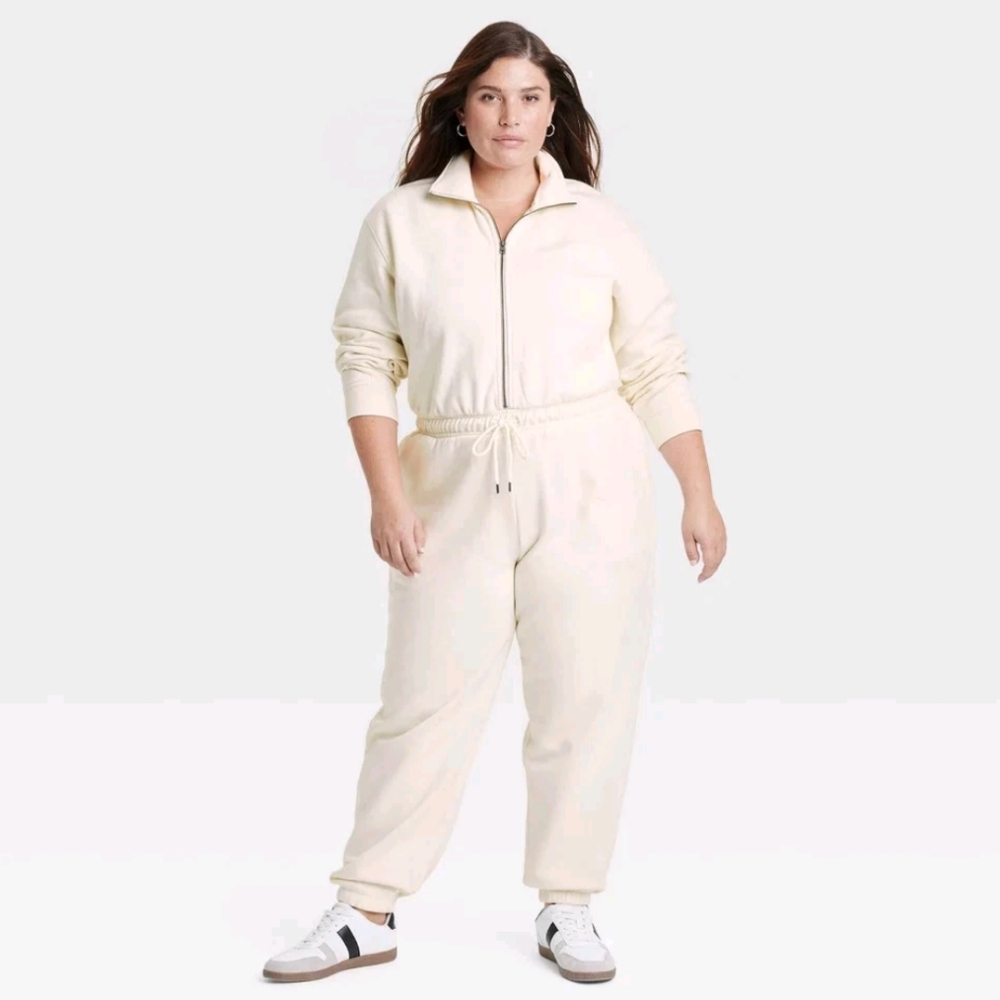 NWT Cream Leisure Studio Jumpsuit Size XXL - Picture 3 of 6